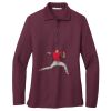 Ladies Silk Touch™ Long Sleeve Polo Thumbnail