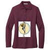 Ladies Silk Touch™ Long Sleeve Polo Thumbnail