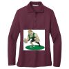 Ladies Silk Touch™ Long Sleeve Polo Thumbnail