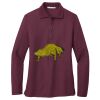 Ladies Silk Touch™ Long Sleeve Polo Thumbnail
