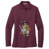 Ladies Silk Touch™ Long Sleeve Polo Thumbnail