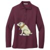 Ladies Silk Touch™ Long Sleeve Polo Thumbnail