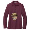 Ladies Silk Touch™ Long Sleeve Polo Thumbnail