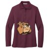 Ladies Silk Touch™ Long Sleeve Polo Thumbnail