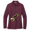 Ladies Silk Touch™ Long Sleeve Polo Thumbnail