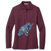 Ladies Silk Touch™ Long Sleeve Polo Thumbnail