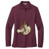 Ladies Silk Touch™ Long Sleeve Polo Thumbnail
