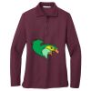 Ladies Silk Touch™ Long Sleeve Polo Thumbnail