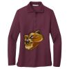 Ladies Silk Touch™ Long Sleeve Polo Thumbnail