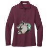 Ladies Silk Touch™ Long Sleeve Polo Thumbnail