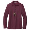 Ladies Silk Touch™ Long Sleeve Polo Thumbnail
