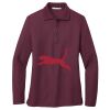 Ladies Silk Touch™ Long Sleeve Polo Thumbnail
