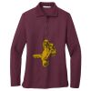 Ladies Silk Touch™ Long Sleeve Polo Thumbnail