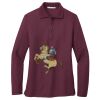 Ladies Silk Touch™ Long Sleeve Polo Thumbnail