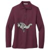 Ladies Silk Touch™ Long Sleeve Polo Thumbnail