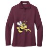 Ladies Silk Touch™ Long Sleeve Polo Thumbnail