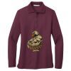 Ladies Silk Touch™ Long Sleeve Polo Thumbnail