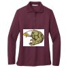 Ladies Silk Touch™ Long Sleeve Polo Thumbnail