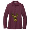 Ladies Silk Touch™ Long Sleeve Polo Thumbnail