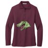 Ladies Silk Touch™ Long Sleeve Polo Thumbnail