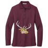 Ladies Silk Touch™ Long Sleeve Polo Thumbnail