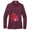 Ladies Silk Touch™ Long Sleeve Polo Thumbnail