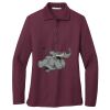 Ladies Silk Touch™ Long Sleeve Polo Thumbnail