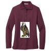 Ladies Silk Touch™ Long Sleeve Polo Thumbnail