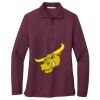 Ladies Silk Touch™ Long Sleeve Polo Thumbnail