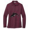Ladies Silk Touch™ Long Sleeve Polo Thumbnail