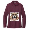 Ladies Silk Touch™ Long Sleeve Polo Thumbnail
