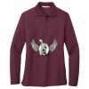 Ladies Silk Touch™ Long Sleeve Polo Thumbnail