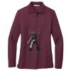 Ladies Silk Touch™ Long Sleeve Polo Thumbnail