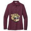 Ladies Silk Touch™ Long Sleeve Polo Thumbnail