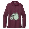 Ladies Silk Touch™ Long Sleeve Polo Thumbnail