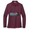 Ladies Silk Touch™ Long Sleeve Polo Thumbnail