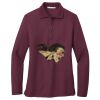 Ladies Silk Touch™ Long Sleeve Polo Thumbnail