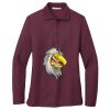 Ladies Silk Touch™ Long Sleeve Polo Thumbnail