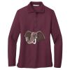 Ladies Silk Touch™ Long Sleeve Polo Thumbnail