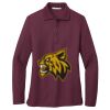 Ladies Silk Touch™ Long Sleeve Polo Thumbnail