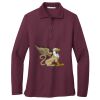 Ladies Silk Touch™ Long Sleeve Polo Thumbnail