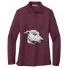 Ladies Silk Touch™ Long Sleeve Polo Thumbnail
