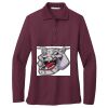 Ladies Silk Touch™ Long Sleeve Polo Thumbnail