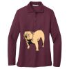 Ladies Silk Touch™ Long Sleeve Polo Thumbnail