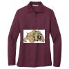 Ladies Silk Touch™ Long Sleeve Polo Thumbnail