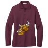 Ladies Silk Touch™ Long Sleeve Polo Thumbnail