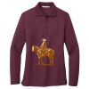 Ladies Silk Touch™ Long Sleeve Polo Thumbnail