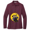 Ladies Silk Touch™ Long Sleeve Polo Thumbnail