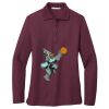 Ladies Silk Touch™ Long Sleeve Polo Thumbnail