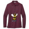 Ladies Silk Touch™ Long Sleeve Polo Thumbnail